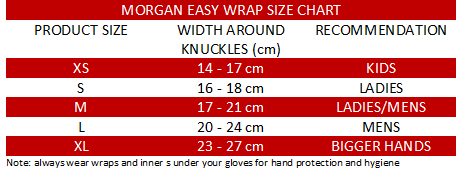 Morgan Elasticated Easy Hand Wraps